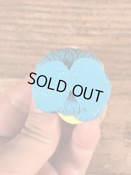 セサミストリートのクッキーモンスターのヴィンテージPVCフィギュア