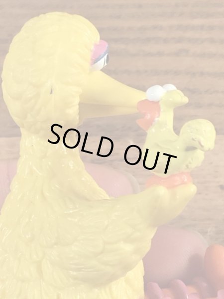 セサミストリートのビッグバードのビンテージPVC製フィギュア