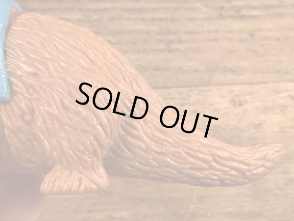 セサミストリートのスナッフィーのビンテージPVC製フィギュア