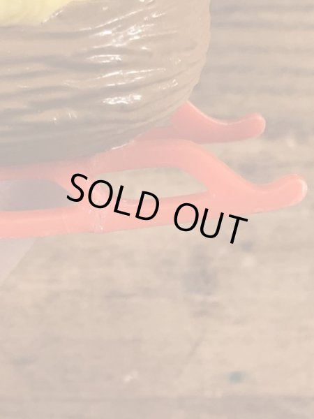 セサミストリートのビッグバードのビンテージPVC製フィギュア