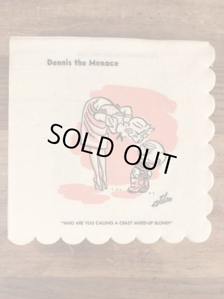 わんぱくデニスの50年代のヴィンテージペーパーナプキン