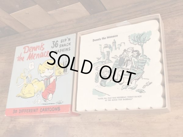 わんぱくデニスの50年代のビンテージ紙ナプキン