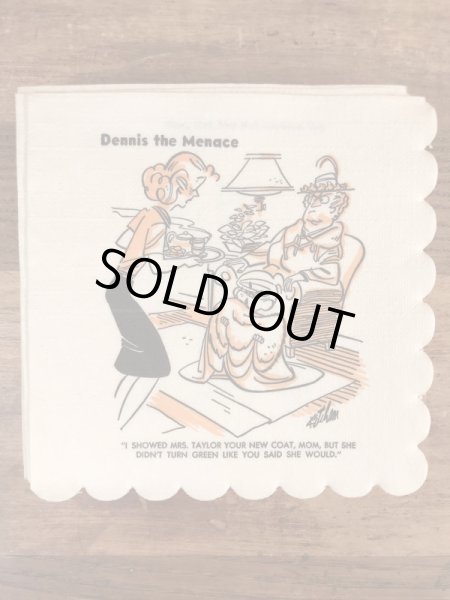 わんぱくデニスの50年代のビンテージ紙ナプキン