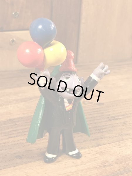 セサミストリートのカウント伯爵のビンテージPVC製フィギュア