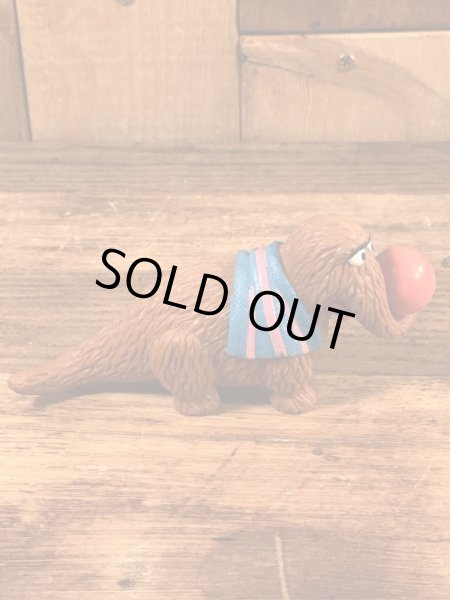 セサミストリートのスナッフィーのビンテージPVC製フィギュア