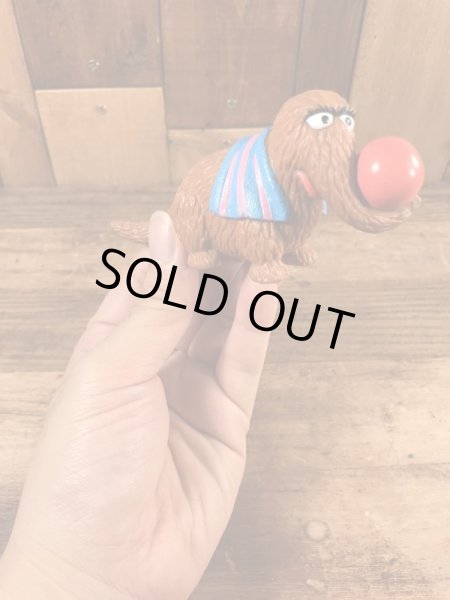 セサミストリートのスナッフィーのヴィンテージPVCフィギュア