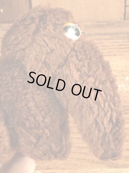 セサミストリートのスナッフィーのヴィンテージプラッシュドール