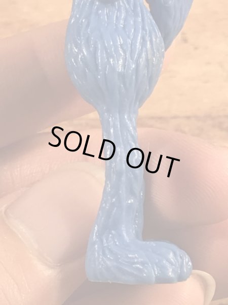 セサミストリートのグローバーのビンテージPVC製フィギュア