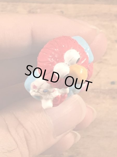 セサミストリートのエルモのビンテージPVC製フィギュア