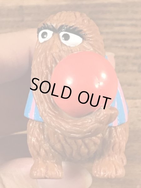 セサミストリートのスナッフィーのビンテージPVC製フィギュア