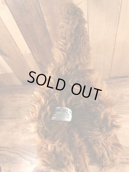 セサミストリートのスナッフィーのヴィンテージプラッシュドール