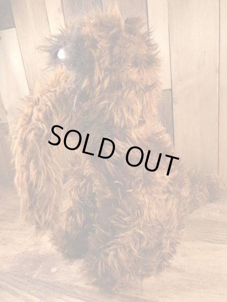 セサミストリートのスナッフィーのビンテージぬいぐるみ