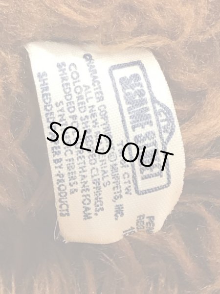 セサミストリートのスナッフィーのヴィンテージプラッシュドール