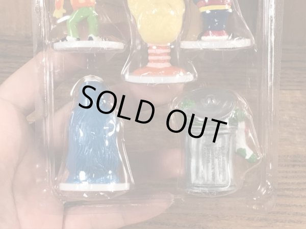 セサミストリートのブリスターセットのヴィンテージPVCフィギュア