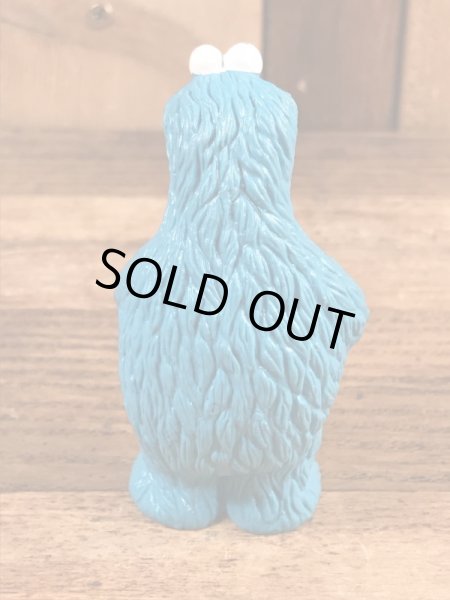 セサミストリートのクッキーモンスターのヴィンテージPVCフィギュア