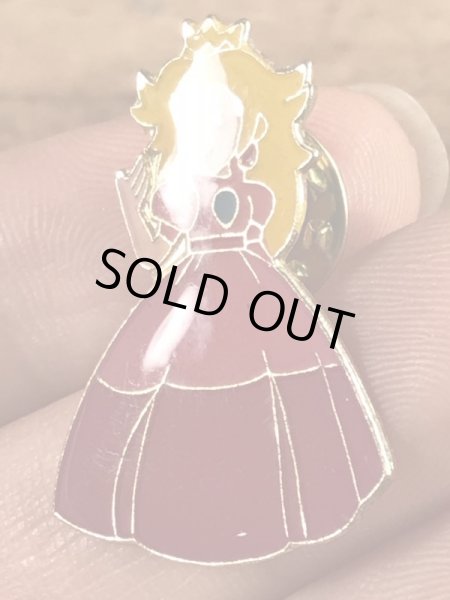 スーパーマリオブラザーズのエナメル加工のビンテージピンバッチ