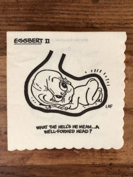 Eggbert IIの箱入りのヴィンテージペーパーナプキン