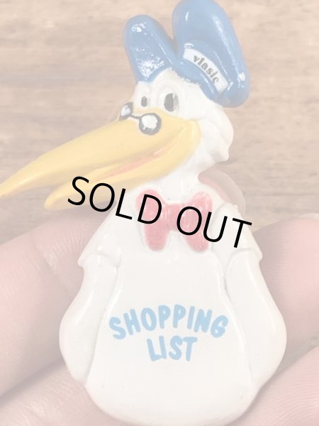 ペリカンの企業キャラクターのビンテージマグネット