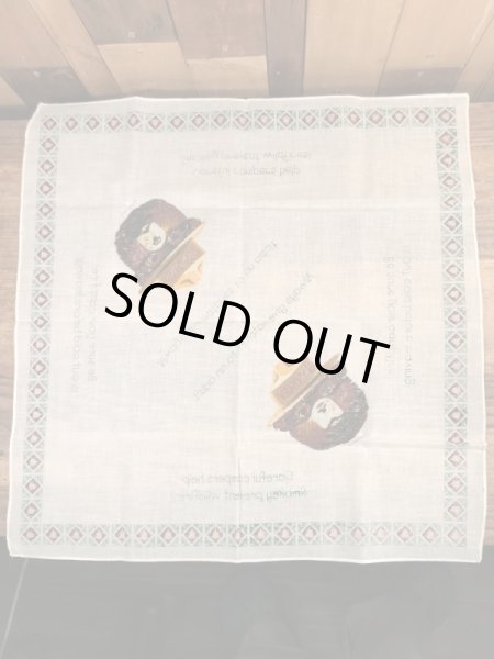 アドバタイジングキャラクターのスモーキーベアのビンテージバンダナ