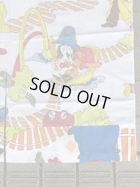 マクドナルドの汽車柄のビンテージ端切れ