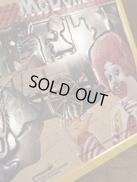 マクドナルドのブリキ製のビンテージランチボックス