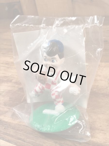 Big BoyのベースボールプレイヤーのヴィンテージPVCフィギュア