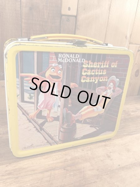 マクドナルドのAladdin社製のヴィンテージランチボックス