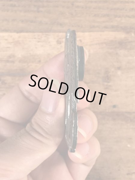 イエローストーンのオオカミのビンテージマグネット