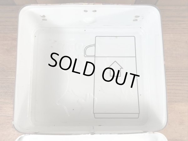 マクドナルドのブリキ製のビンテージランチボックス