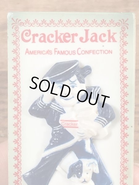 企業キャラクターのクラッカージャックのビンテージマグネット