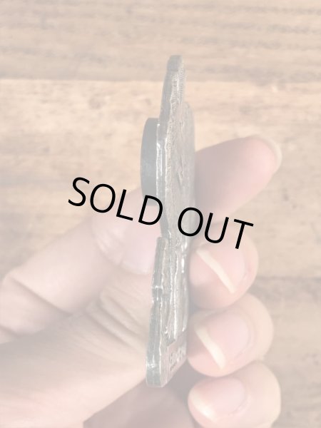 イエローストーンのオオカミのビンテージマグネット