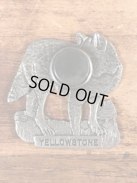 イエローストーン国立公園のスーベニア物のヴィンテージマグネット