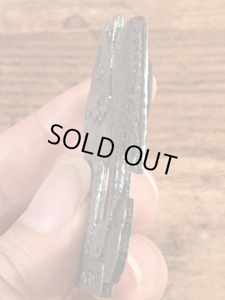 イエローストーンのオオカミのビンテージマグネット