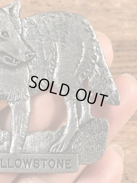 イエローストーン国立公園のスーベニア物のヴィンテージマグネット