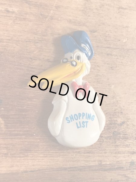 ペリカンの企業キャラクターのビンテージマグネット