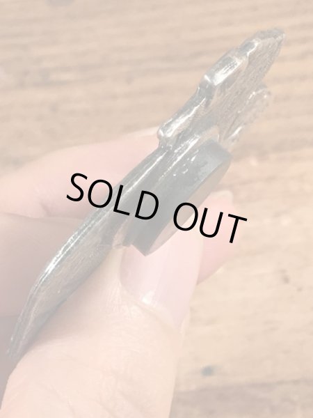 イエローストーンのオオカミのビンテージマグネット