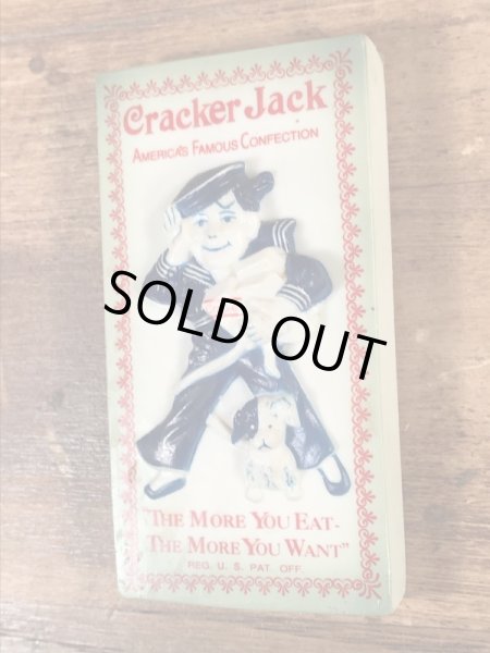 アドバタイジングキャラクターのクラッカージャックのヴィンテージマグネット