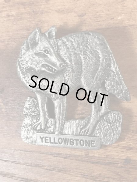 イエローストーン国立公園のスーベニア物のヴィンテージマグネット