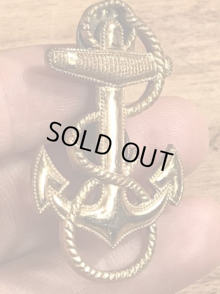 USNのアンカーのヴィンテージピンバッチ