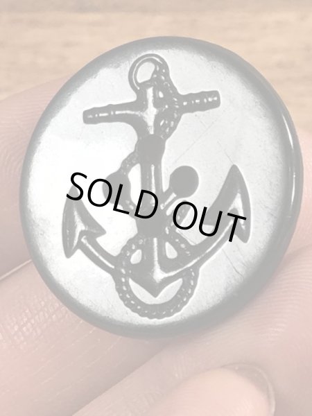 USNのアンカーのヴィンテージボタン