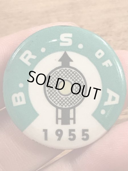 アメリカの労働組合のビンテージ缶バッジ