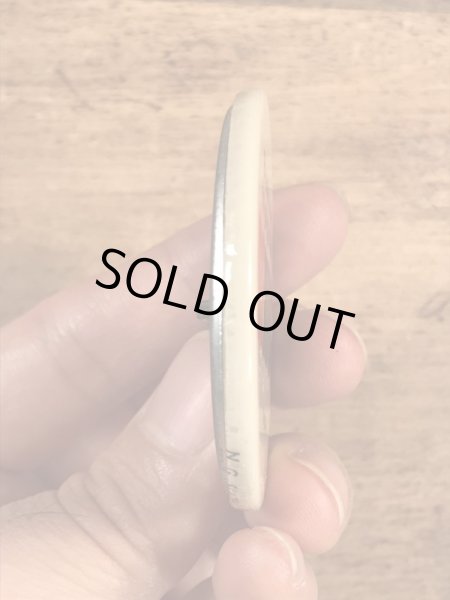 I'm Going To Be A “Genius” Somedayのメッセージが書かれたビンテージ缶バッジ