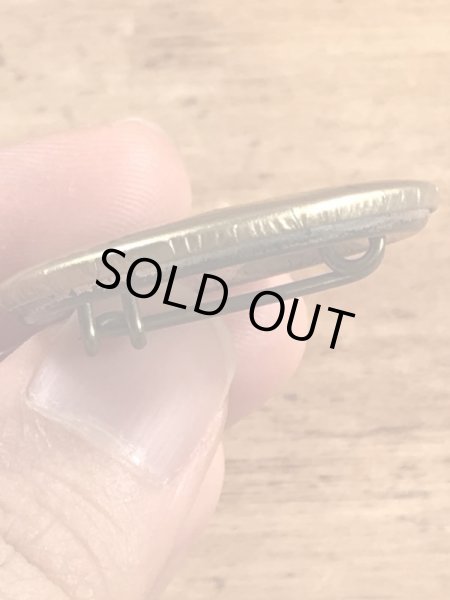 ロングビーチ海軍造船所の25周年記念のビンテージ缶バッジ