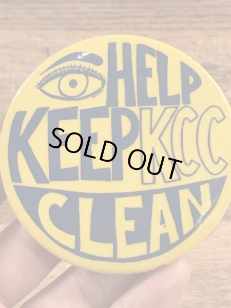 ケントクリーンキャンペーンのビンテージ缶バッジ