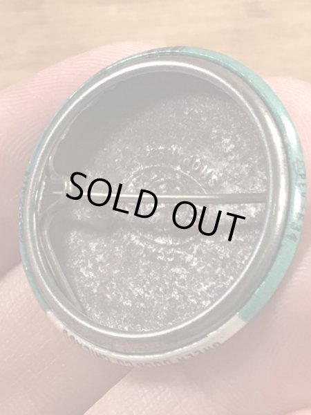 アメリカの労働組合のビンテージ缶バッジ