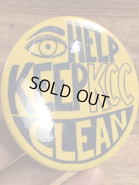 ケントクリーンキャンペーンのビンテージ缶バッジ