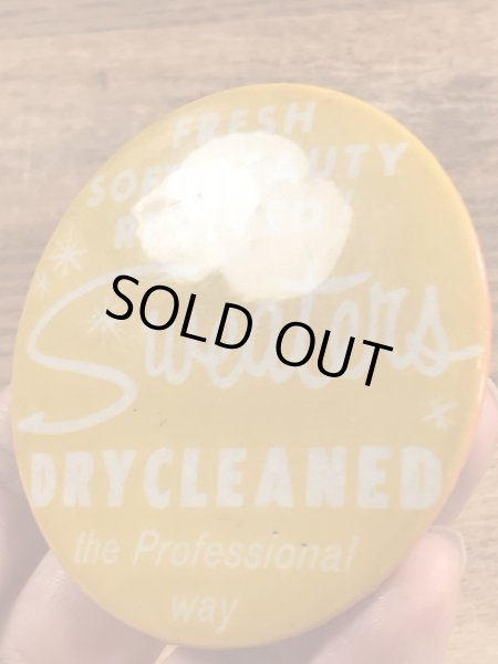 企業物の広告のヴィンテージ缶バッチ