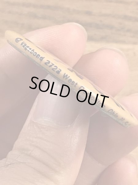 Will I Do In A Clinch?のメッセージが書かれたヴィンテージ缶バッチ