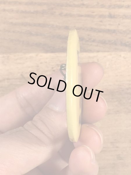 Make Love Not Warのメッセージが書かれたビンテージ缶バッジ