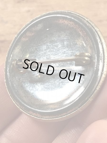 ロングビーチ海軍造船所の25周年記念のビンテージ缶バッジ